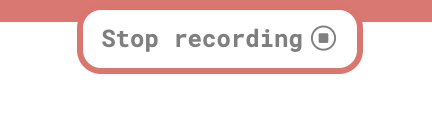 Screenshot of the Stop Recording button